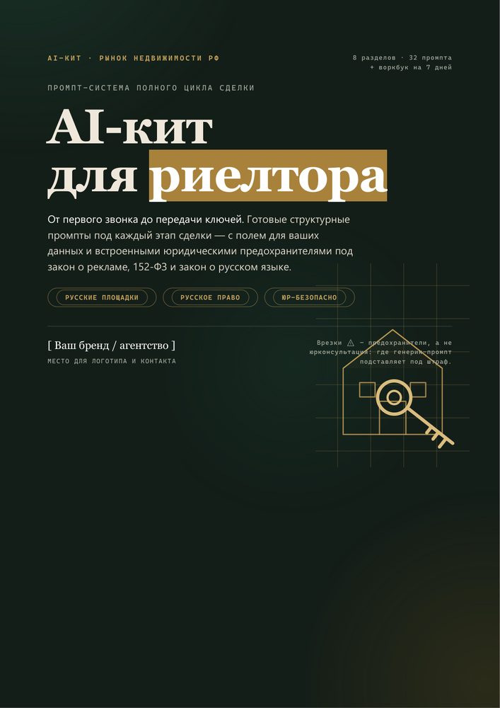 AI-кит для ниши недвижимости, обложка